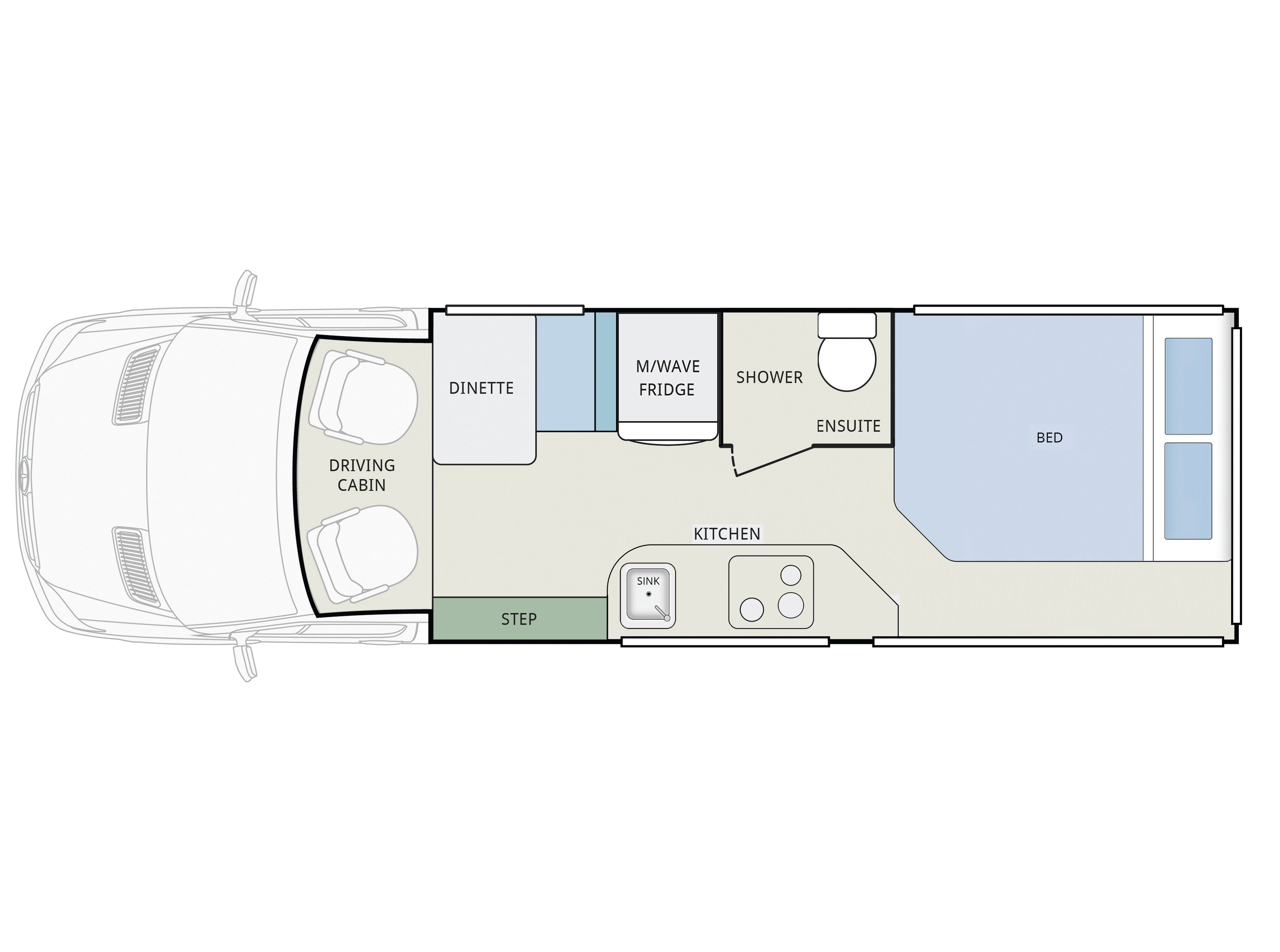 WINNEBAGO BONDI 2S (Fixed Bed)